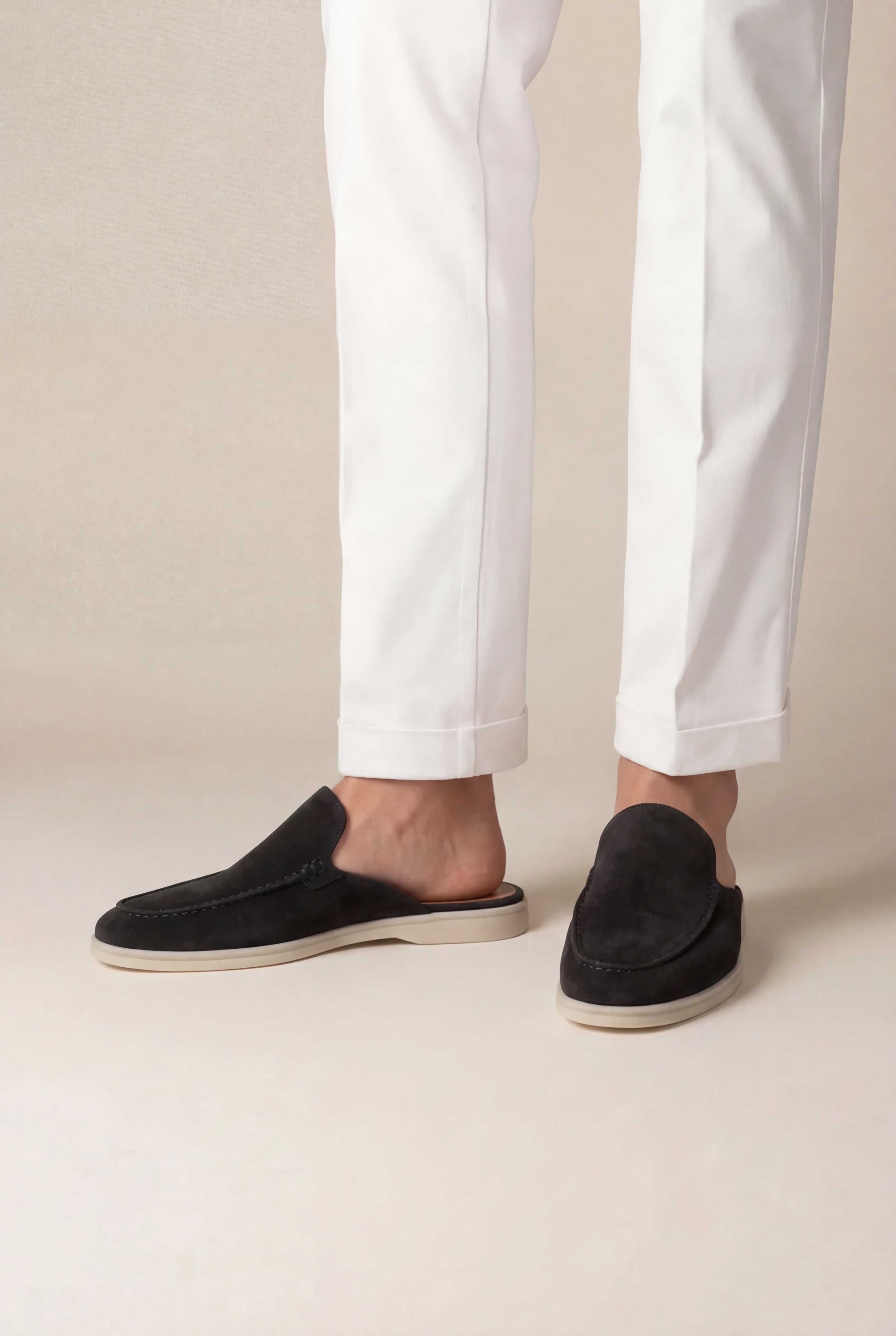 Black Suède Yacht Loafers