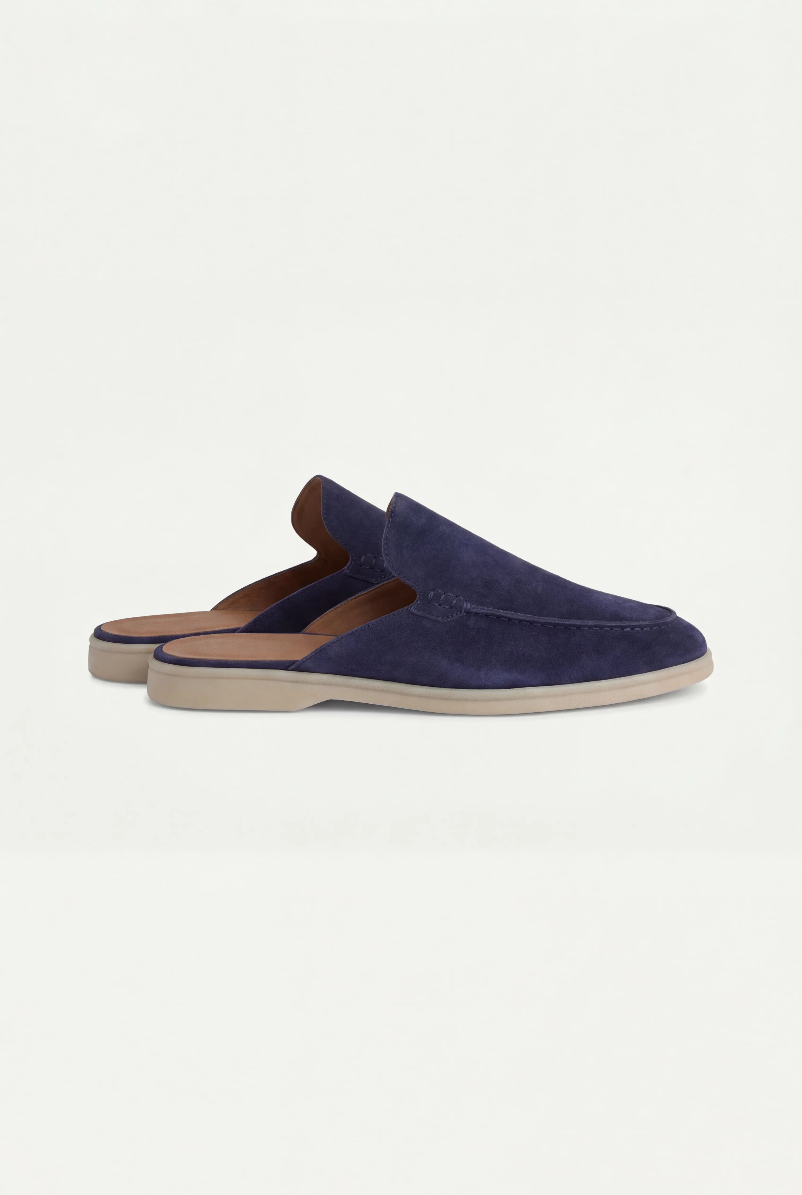 Navy Suède Yacht Loafers