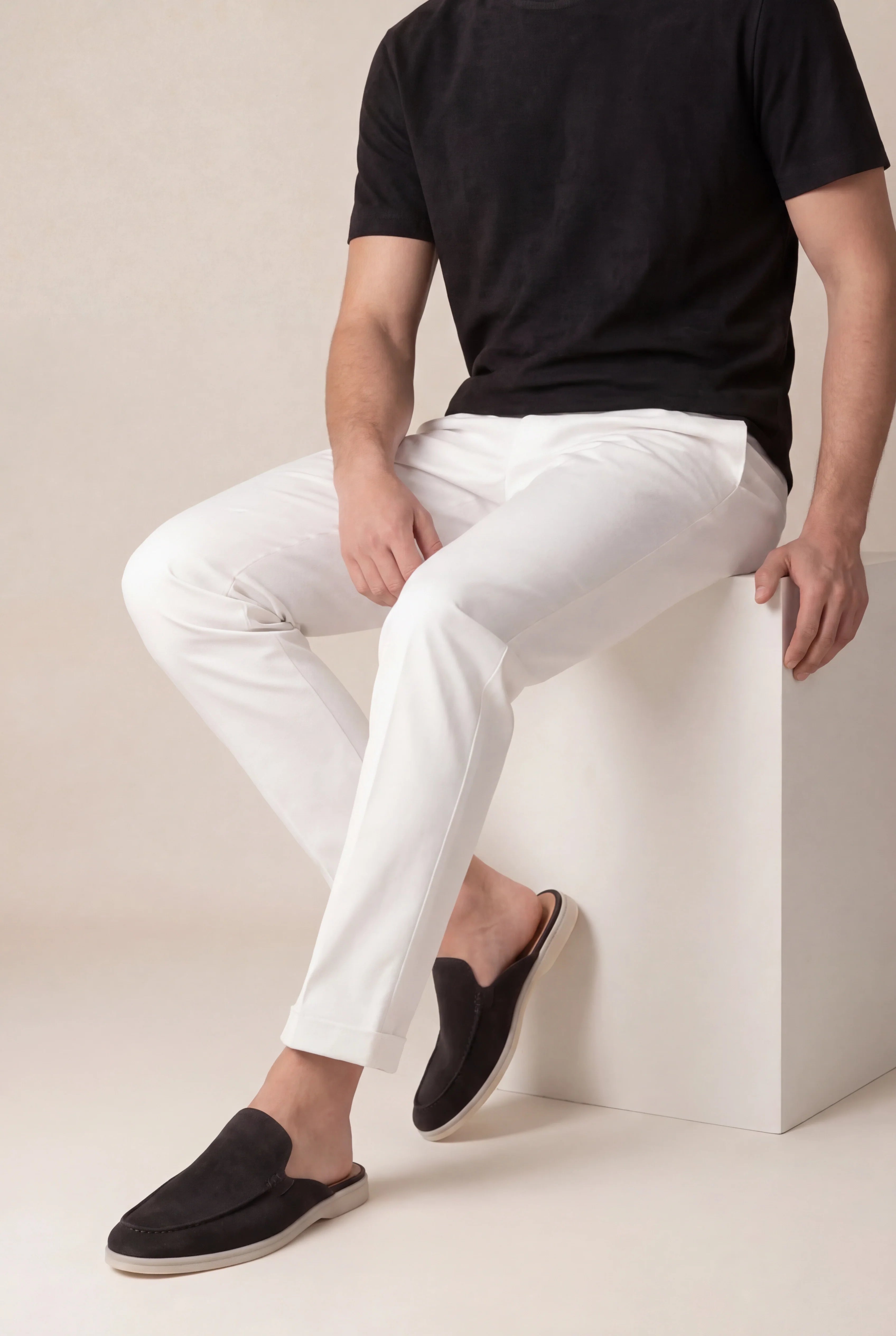 Black Suède Yacht Loafers