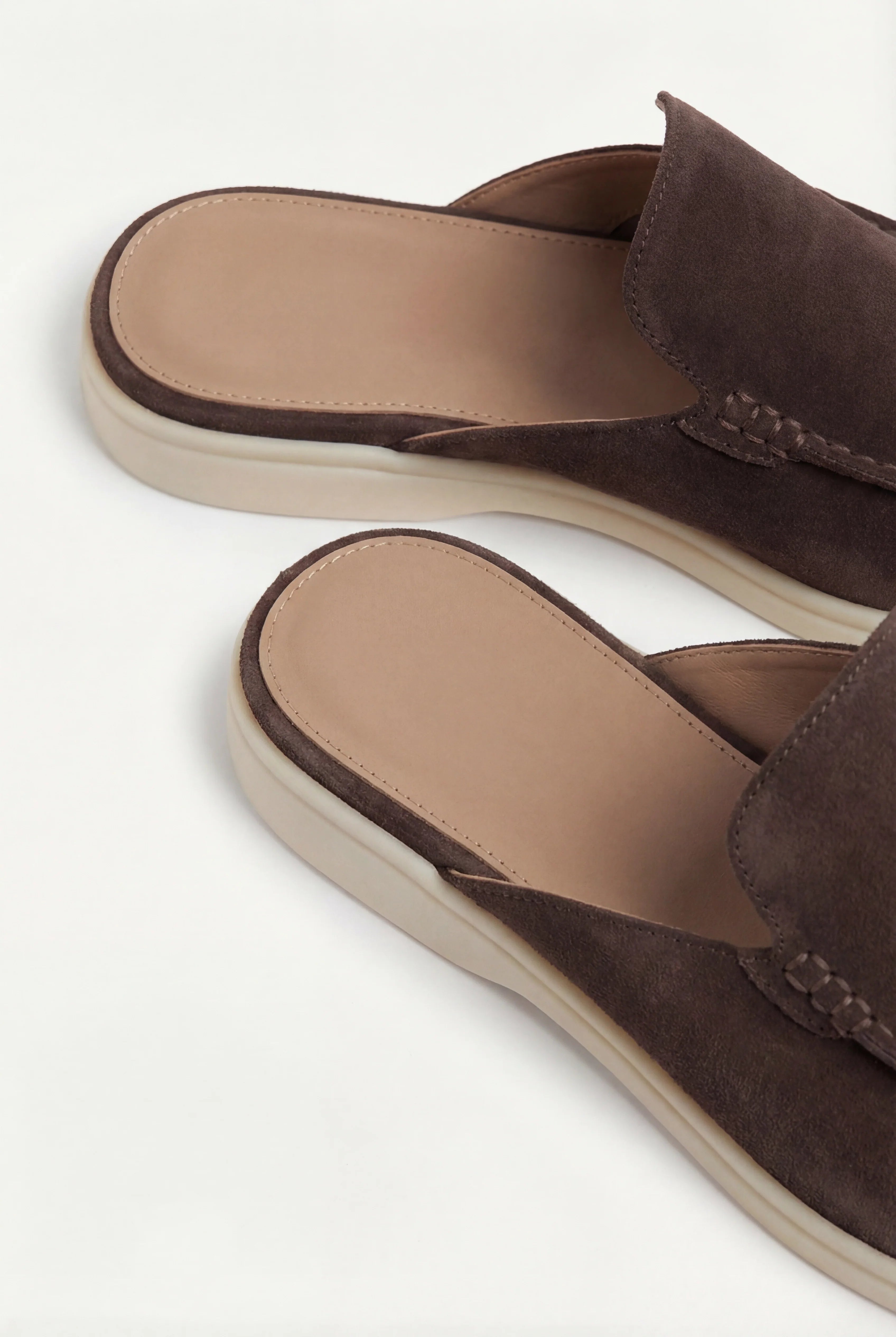 Brown Suède Yacht Loafers