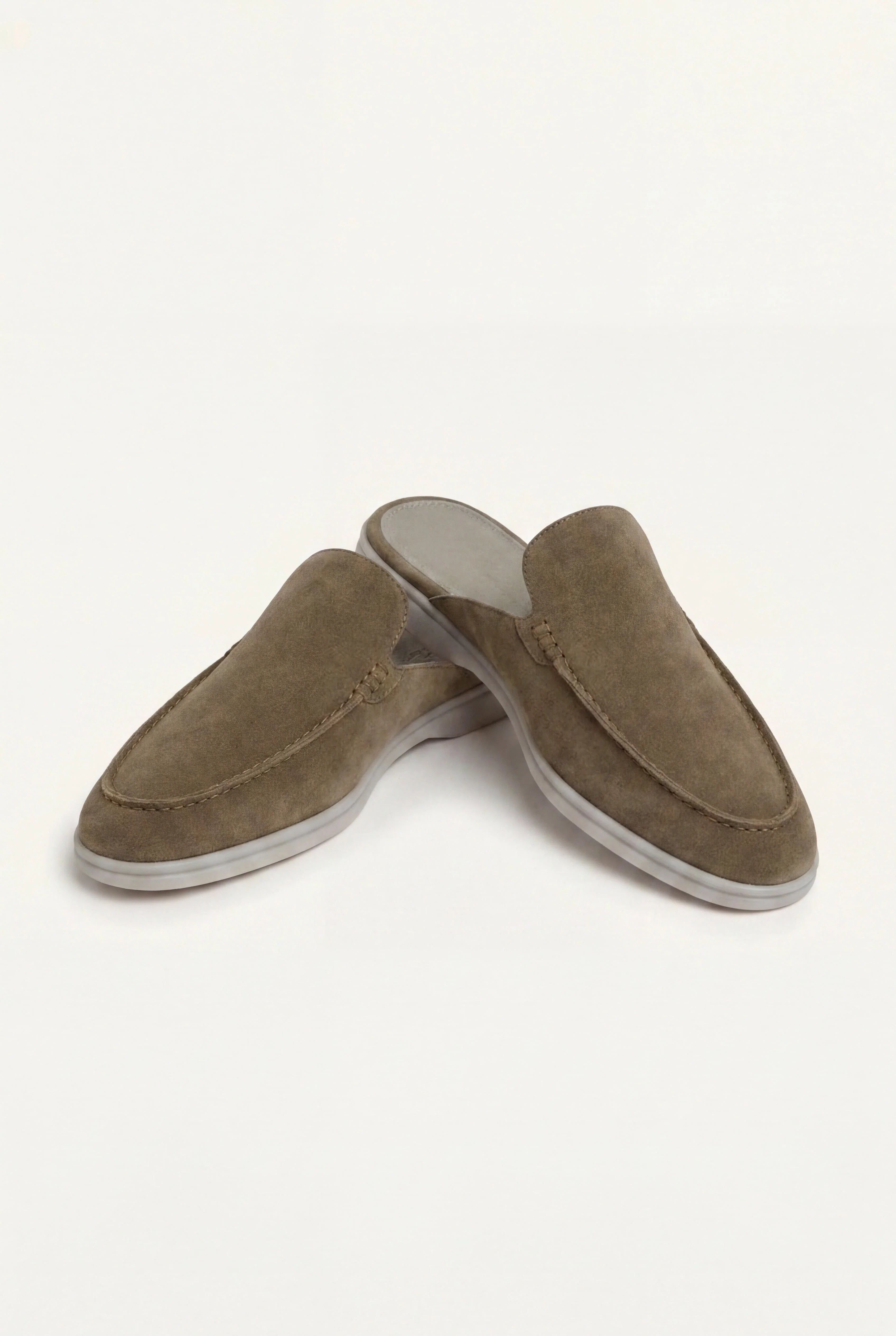 Olive Suède Yacht Loafers