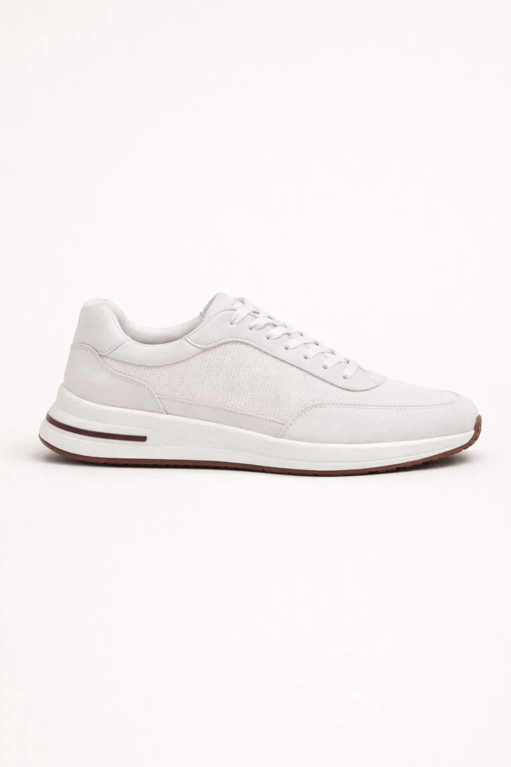 Giuliano Suede City Sneaker White