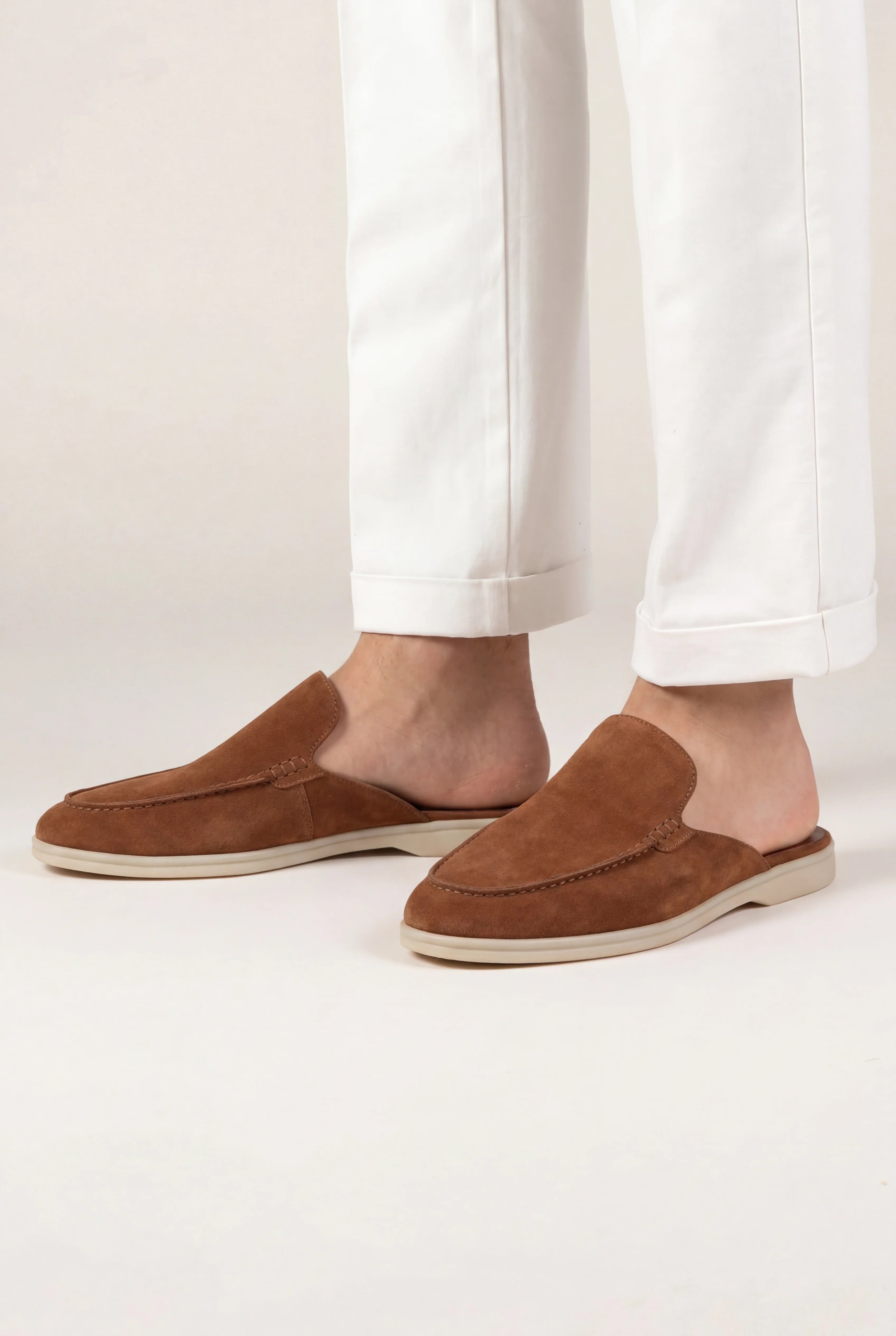 Maroon Suède Yacht Loafers