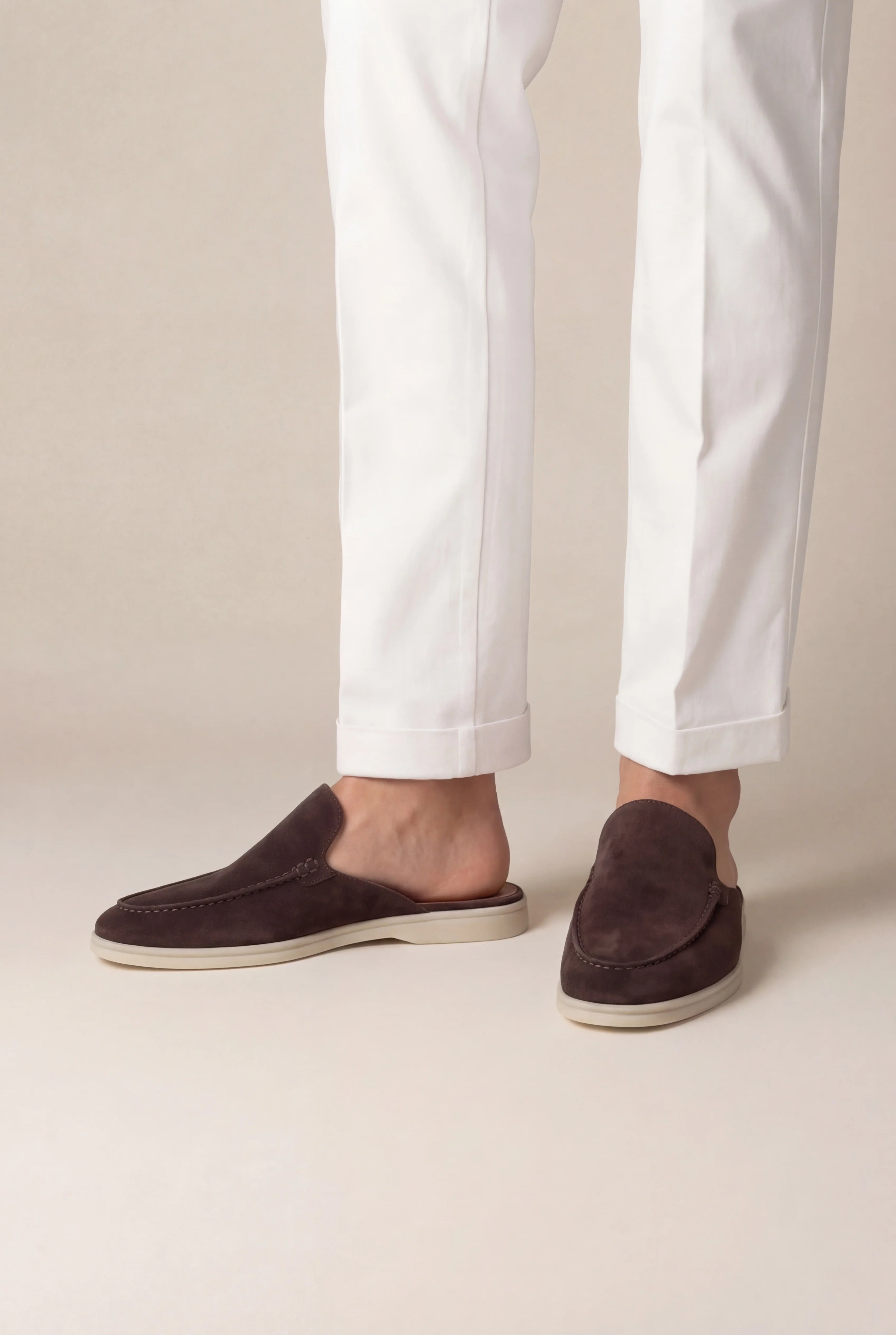 Brown Suède Yacht Loafers